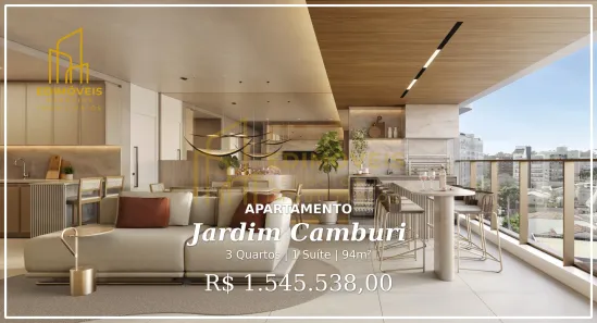 Apartamento com 3 Quartos à venda, 94m² no Jardim Camburi, Vitória