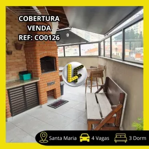 Cobertura com 3 Quartos à venda, 180m² no Santa Maria, São Caetano do Sul