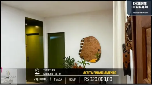 Cobertura com 2 Quartos à venda, 70m² no Imbiruçu, Betim