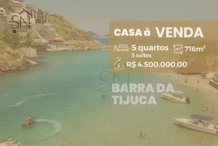 Casa de Condomínio com 5 Quartos à venda, 716m² no Barra da Tijuca, Rio de Janeiro