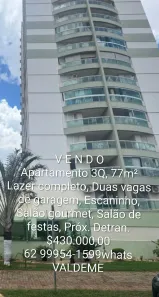 Apartamento com 3 Quartos à venda, 67m² no Cidade Jardim, Goiânia