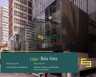 Ponto Comercial para alugar, 701m² no Bela Vista, São Paulo