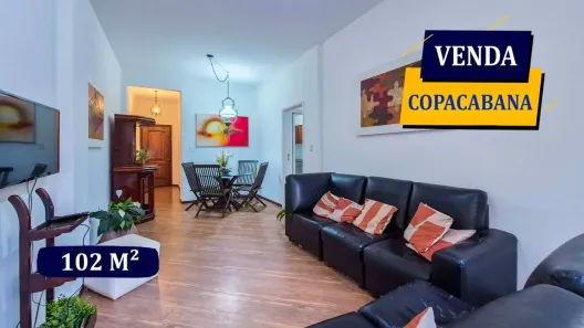 Apartamento com 3 Quartos à venda, 102m² no Copacabana, Rio de Janeiro