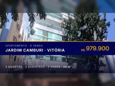 Apartamento com 3 Quartos à venda, 98m² no Jardim Camburi, Vitória