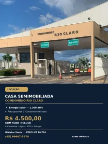 Casa de Condomínio com 2 Quartos para alugar, 58m² no Jardim Imperial, Cuiabá