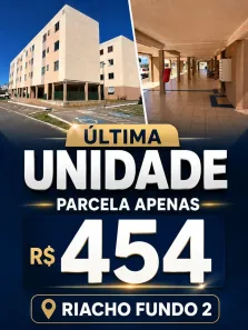 Apartamento com 2 Quartos à venda, 50m² no Riacho Fundo II, Brasília