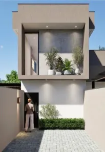 Casa de Condomínio com 1 Quarto à venda, 47m² no Pontal de Santa Marina, Caraguatatuba