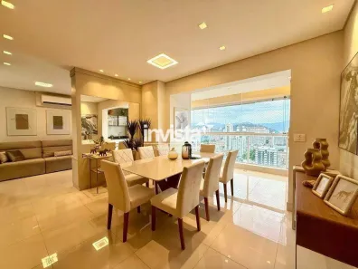 Apartamento com 3 Quartos para alugar, 170m² no Boqueirão, Santos