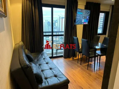 Apartamento com 1 Quarto para alugar, 35m² no Indianópolis, São Paulo