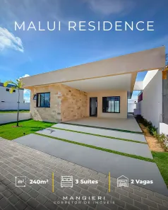 Casa de Condomínio com 3 Quartos à venda, 240m² no Zona de Expansão (Olhos D'Agua), Barra dos Coqueiros