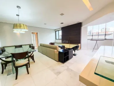 Apartamento com 3 Quartos para alugar, 130m² no Lourdes, Belo Horizonte