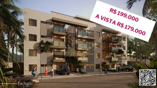 Flat com 1 Quarto à venda, 24m² no Porto de Galinhas, Ipojuca