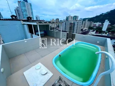 Cobertura com 3 Quartos à venda, 130m² no Campo Grande, Santos