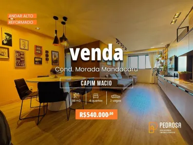 Apartamento com 4 Quartos à venda, 98m² no Capim Macio, Natal