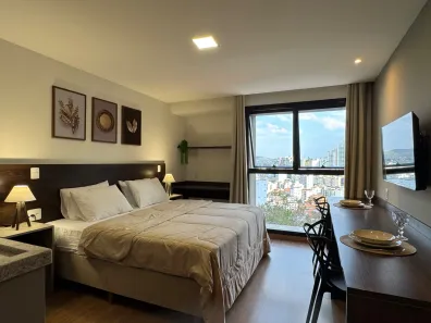 Apartamento com 1 Quarto para alugar, 25m² no Cascatinha, Juiz de Fora