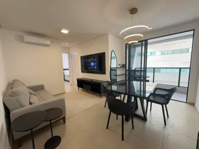 Apartamento com 2 Quartos para alugar, 62m² no Ponta Verde, Maceió