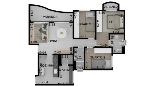 Apartamento com 3 Quartos à venda, 85m² no Vila Clementino, São Paulo
