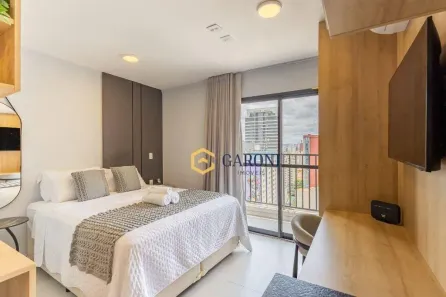 Apartamento com 1 Quarto para alugar, 25m² no Pinheiros, São Paulo