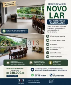 Apartamento com 2 Quartos à venda, 107m² no Recreio dos Bandeirantes, Rio de Janeiro