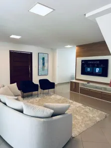 Casa de Condomínio com 4 Quartos para venda ou aluguel, 280m² no Busca Vida (Abrantes), Camaçari