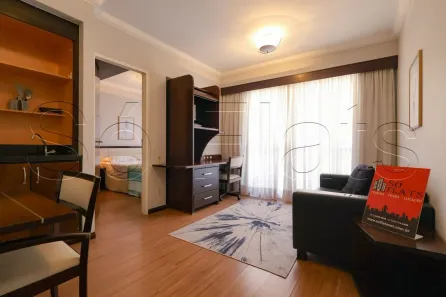 Apartamento com 1 Quarto para alugar, 33m² no Indianópolis, São Paulo