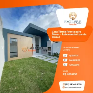 Casa com 3 Quartos à venda, 96m² no Espaco Tropical, Barra dos Coqueiros