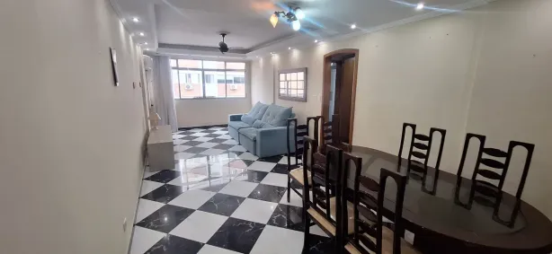 Apartamento com 2 Quartos para alugar, 103m² no Gonzaga, Santos