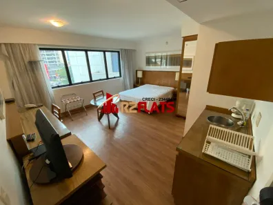 Apartamento com 1 Quarto para alugar, 28m² no Indianópolis, São Paulo