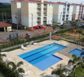 Apartamento com 2 Quartos à venda, 57m² no Vila São Francisco, Hortolândia