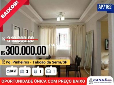 Apartamento com 3 Quartos à venda, 60m² no Parque Marabá, Taboão da Serra