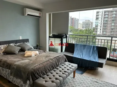 Flat com 1 Quarto para alugar, 27m² no Indianópolis, São Paulo