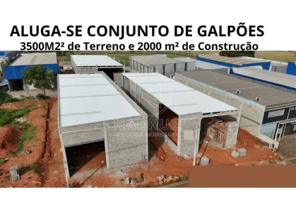Galpão/Depósito/Armazém para alugar, 2000m² no Distrito Industrial Doutor Carlos Arnaldo e Silva, São José do Rio Preto
