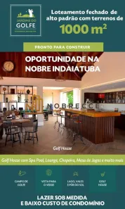 Lote/Terreno à venda, 1000m² no Caldeira, Indaiatuba