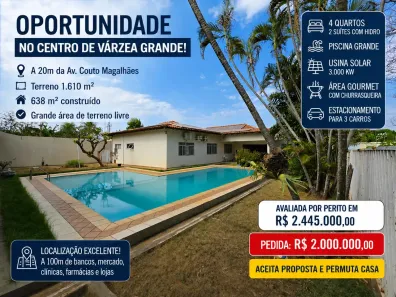 Casa com 5 Quartos à venda, 638m² no Centro-Norte, Várzea Grande