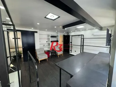 Sala Comercial à venda, 46m² no Gonzaga, Santos