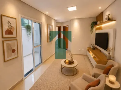 Apartamento com 2 Quartos para alugar, 52m² no Jardim Santo Alberto, Santo André