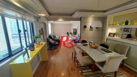 Apartamento com 3 Quartos à venda, 140m² no Ponta da Praia, Santos