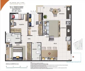 Apartamento com 3 Quartos à venda, 72m² no Barra Olímpica, Rio de Janeiro