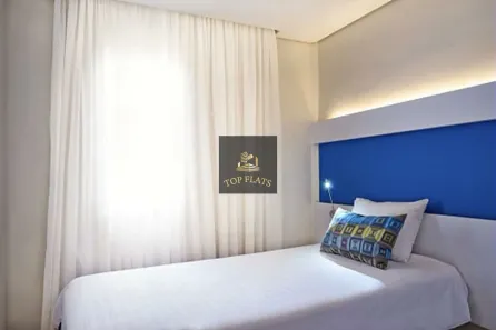 Flat com 1 Quarto para alugar, 54m² no Cidade Monções, São Paulo
