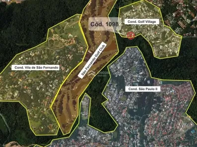 Lote/Terreno à venda, 579m² no Golf Gardens, Carapicuíba