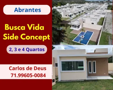 Casa de Condomínio com 2 Quartos à venda, 70m² no Nova Abrantes (Abrantes), Camaçari
