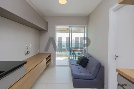 Apartamento com 1 Quarto para alugar, 33m² no Brooklin Paulista, São Paulo