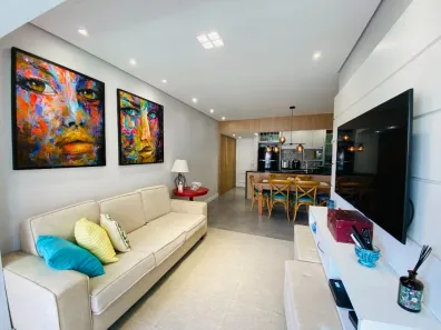 Apartamento com 3 Quartos para alugar, 90m² no Riviera, Bertioga