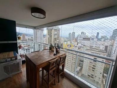 Apartamento com 3 Quartos à venda, 100m² no José Menino, Santos
