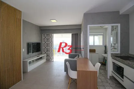 Apartamento com 1 Quarto para alugar, 50m² no Ponta da Praia, Santos