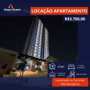 Apartamento com 1 Quarto para alugar, 67m² no Prainha, Santarém