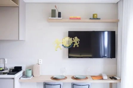 Flat com 1 Quarto para alugar, 20m² no Moema, São Paulo