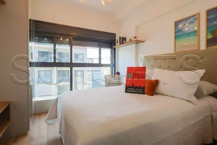 Apartamento com 1 Quarto para alugar, 20m² no Mirandópolis, São Paulo