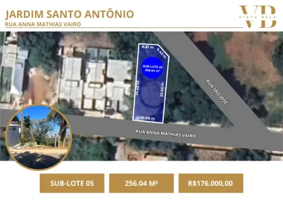Lote/Terreno à venda, 256m² no Campos de Atibaia, Atibaia