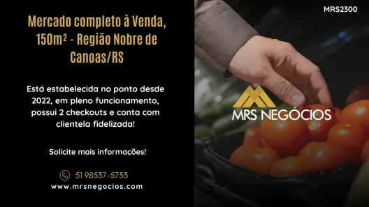 Ponto Comercial à venda, 150m² no Centro, Canoas